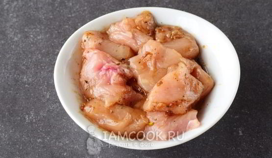 куриный шашлык с картошкой в духовке