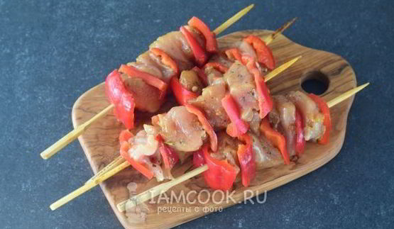 куриный шашлык с картошкой в духовке