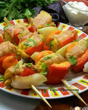 Куриный шашлык