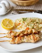 Куриные шашлычки в розмариново-апельсиновом маринаде