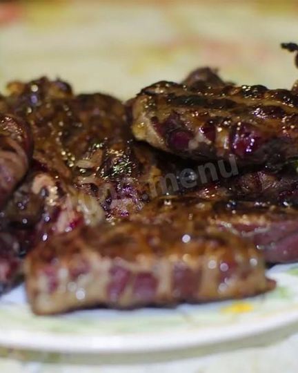 Рецепт печени в жировой сетке шашлык на мангале