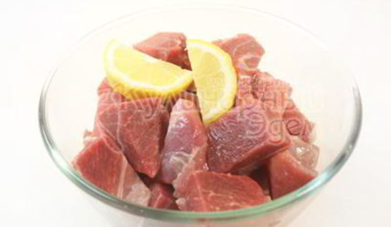 шашлычки с помидорками в лимонном маринаде