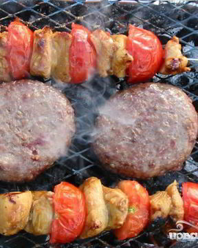 Шашлычки в меду и соевом соусе