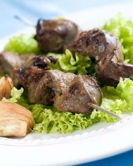 Рецепт шашлыка из говяжей печени
