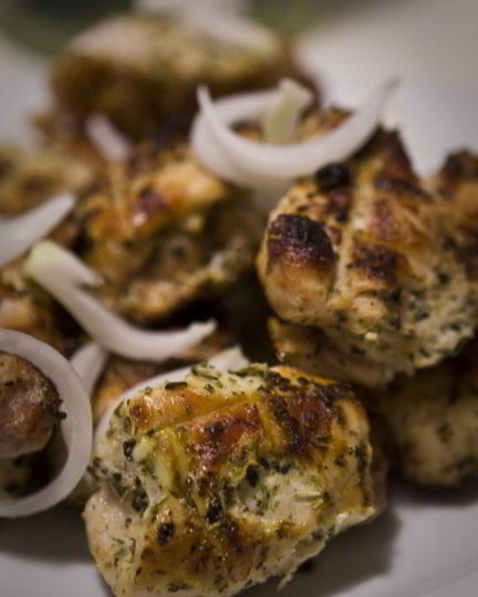 Рецепт шашлыка из куриных рулетиков