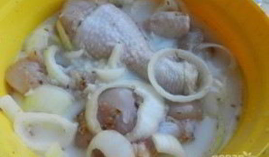 шашлык из курицы на минеральной воде