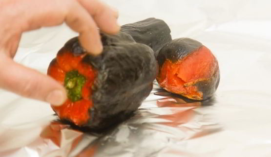 шашлык из курицы с овощами