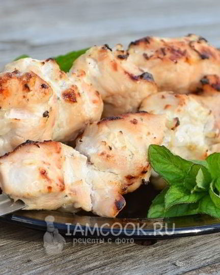 Рецепт шашлыка из курицы в кефире