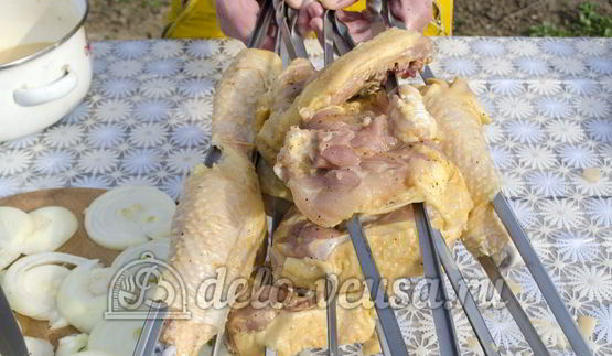 шашлык из курицы