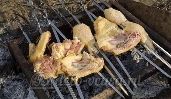 шашлык из курицы