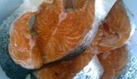 шашлык из семги на решетке