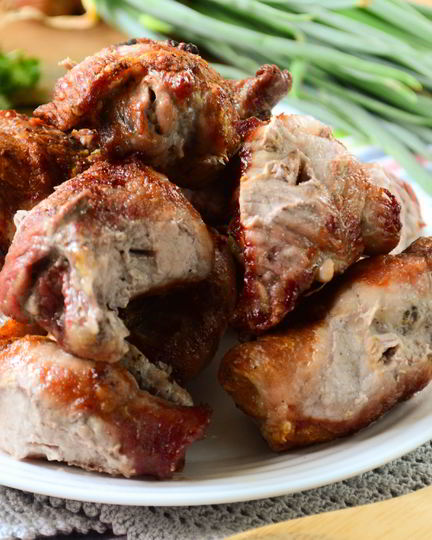 Рецепт шашлыка из свинины рулетиками