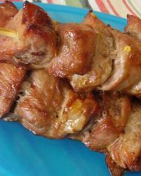 Шашлык из свинины с соевым соусом
