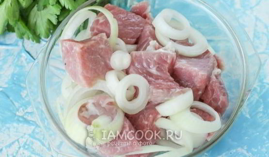 шашлык из свинины в мультиварке