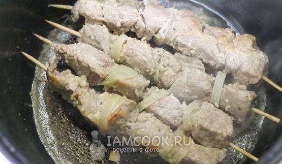 шашлык из свинины в мультиварке