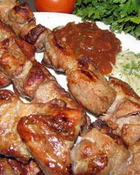 Шашлык из свинины в уксусе