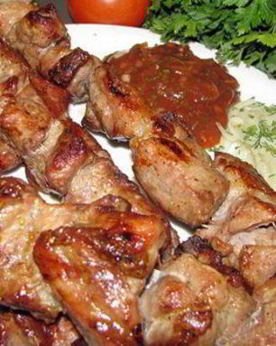 Шашлык из свинины в уксусе