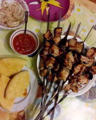 Шашлык из свинины в уксусном маринаде