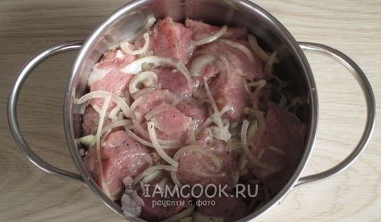 шашлык из свиного окорока