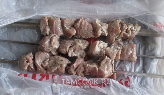 шашлык из свиного окорока