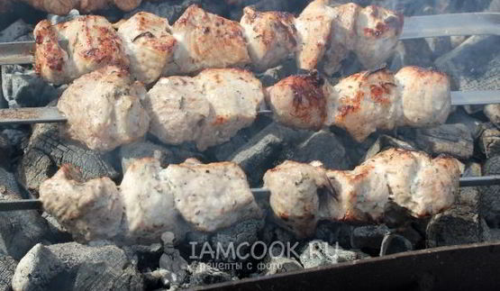 шашлык из свиного окорока