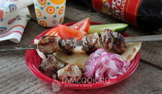 шашлык из свиного окорока