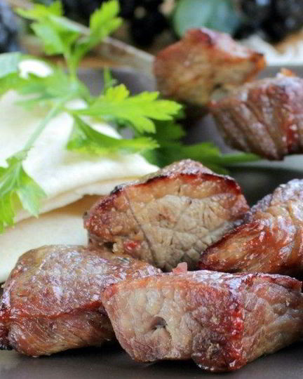 Рецепт шашлыка из телятины в пиве