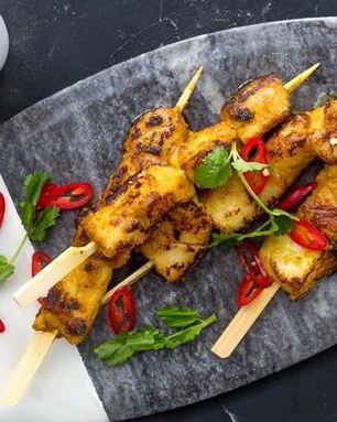 Шашлык из трески по-азиатски