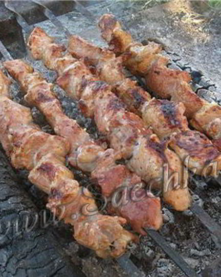Рецепт шашлыка на углях