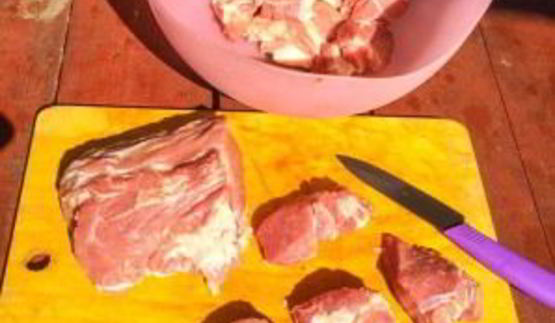 шашлык под водку