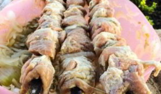 шашлык под водку