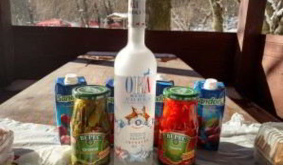 шашлык под водку