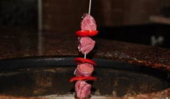 шашлык с болгарским перцем