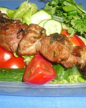 Шашлык с киви