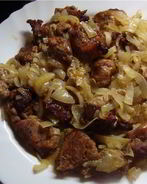 Шашлык в рукаве на луковой подушке