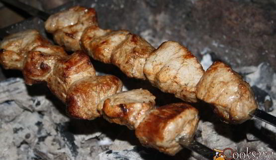 экспресс-шашлык из свиной вырезки без маринования