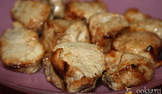 экспресс-шашлык из свиной вырезки без маринования