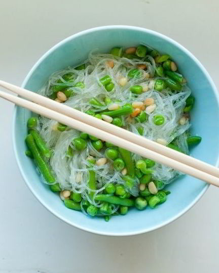 Рецепт стеклянной лапши с овощами