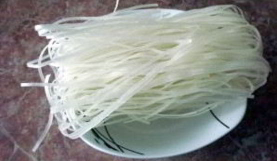 стеклянная лапша с овощами