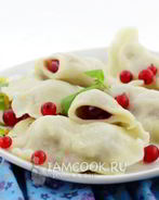 Вареники с черешней