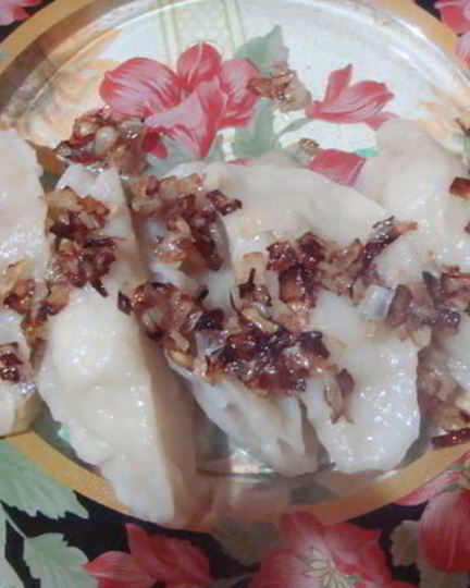 Рецепт вареников с капустой