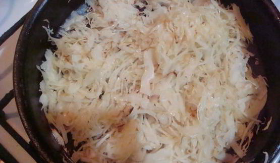 вареники с капустой