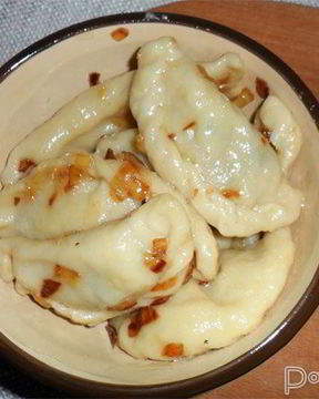 Вареники с картофелем и грибами