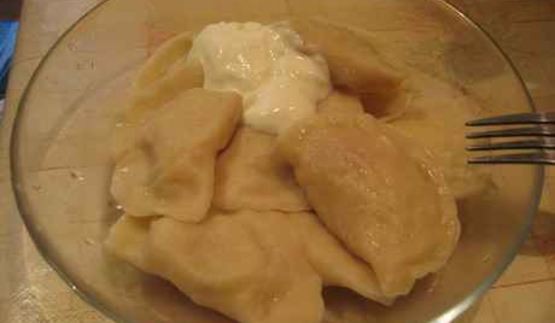 вареники с картофелем