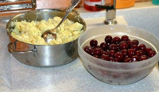 вареники с вишней