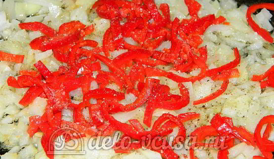 яичная лапша с мясом и овощами