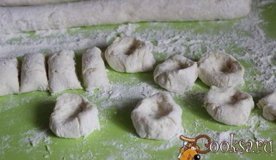 жареные картофельно-творожные клецки