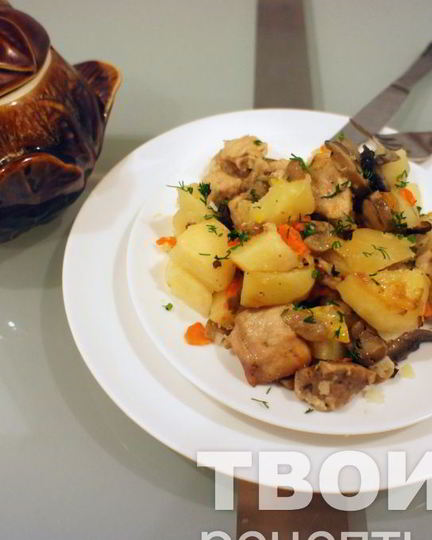 Рецепт жаркого в горшочках