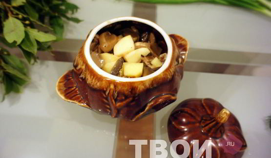 жаркое в горшочках