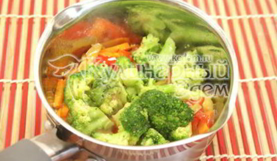 гречка с овощами